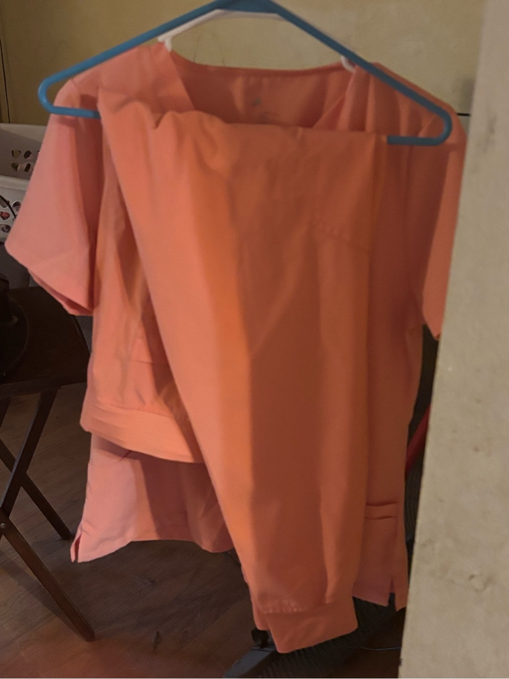 Woman’s Coral Scrub Set